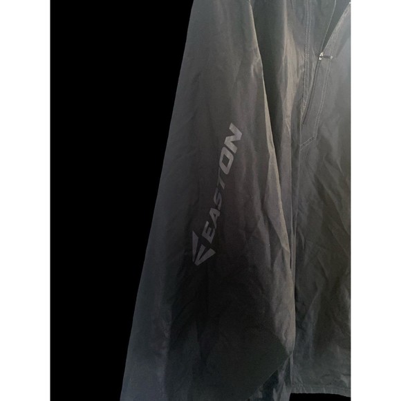 Easton Baseball Warm-up Rain Pull Over Men’s/Unisex Large Nylon, Blk/Brwn GUC - Picture 9 of 12